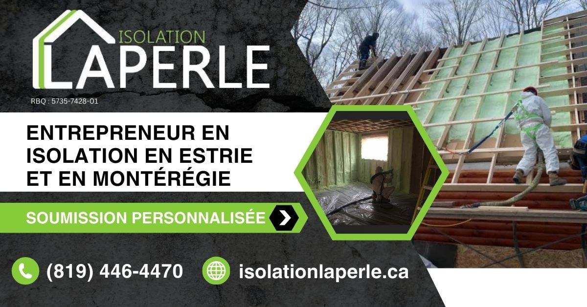 Bannière Isolation Laperle inc.
